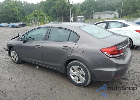 2013 Honda Civic Lx из США, поврежденный, VIN 19XFB2F52DE269536